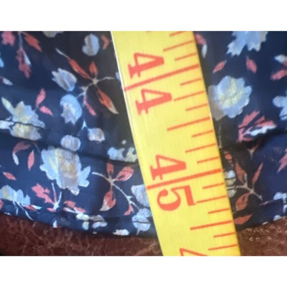 Madewell Tie-Waist Midi Dress in Harvest Vine Floral Wrap Dress S  NWT runs larg - Picture 9 of 11